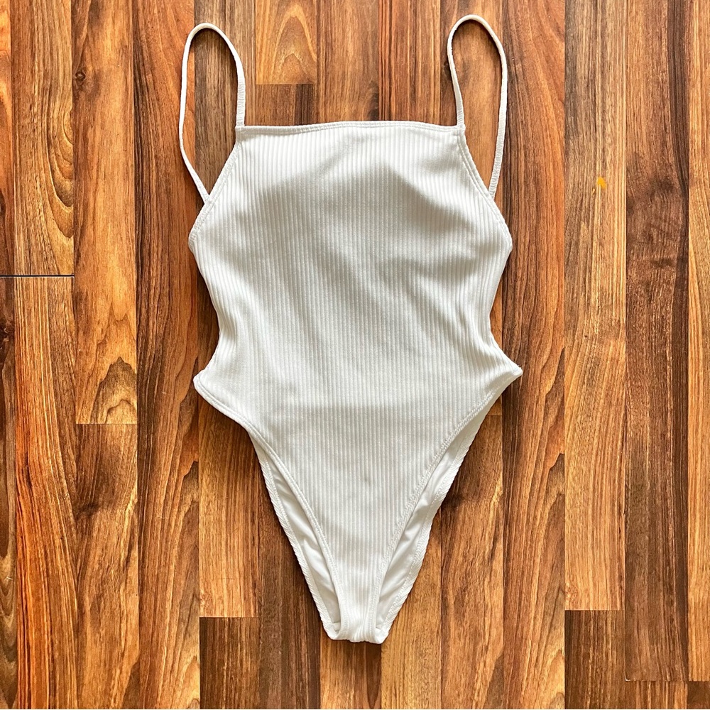 NWOT white one piece swimsuit